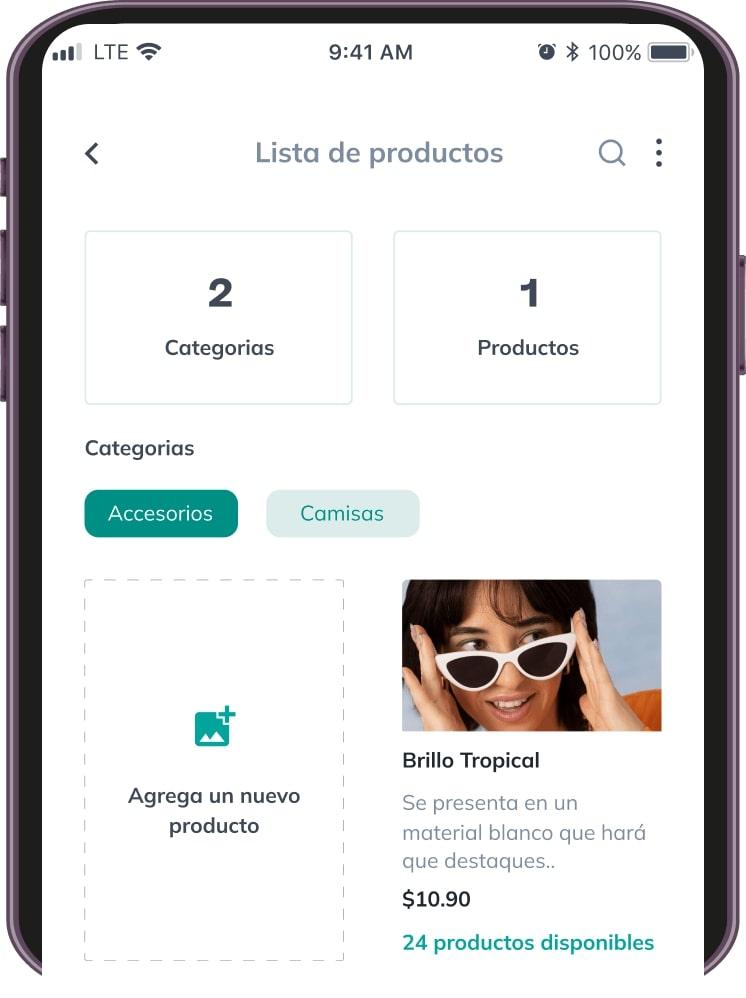Inventario de poductos en Cubo Admin