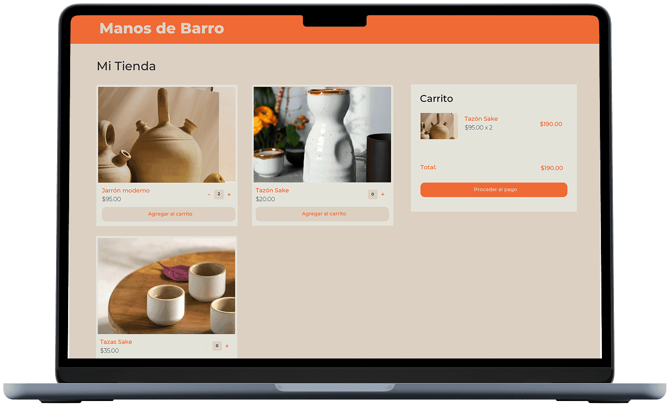 Página de e-commerce