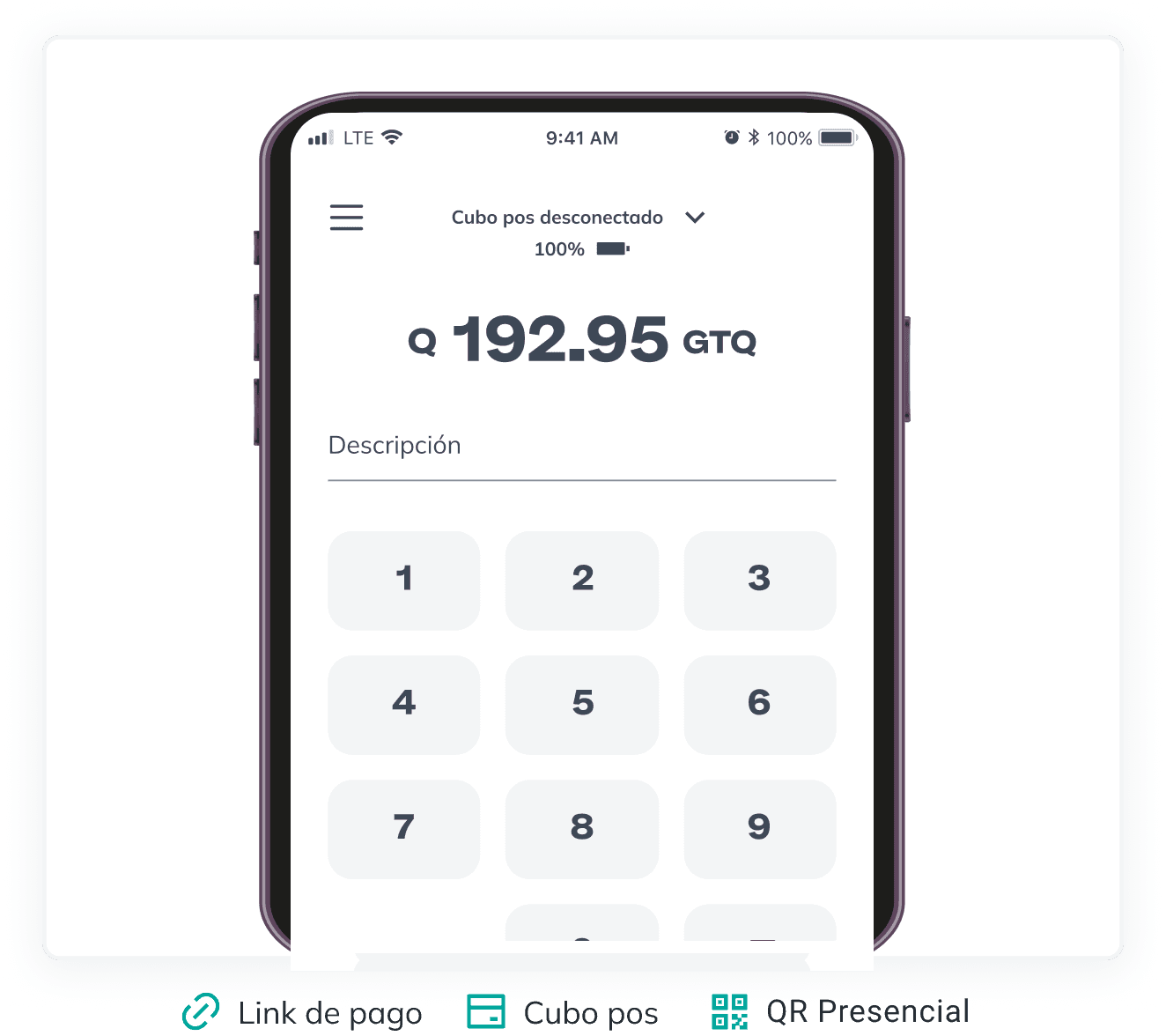Cobrar con Cubo Pos desde aplicación móvil