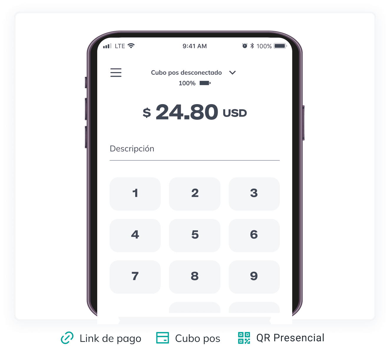 Cobrar con Cubo Pos desde aplicación móvil