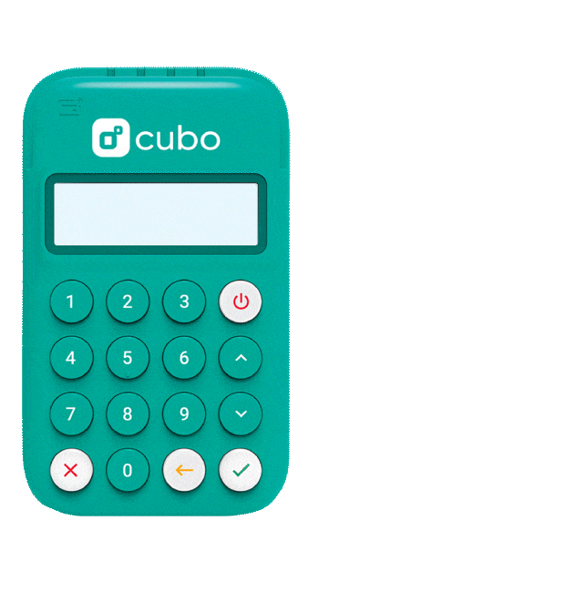 Dispositivo Cubo Pos para pagos con tarjeta